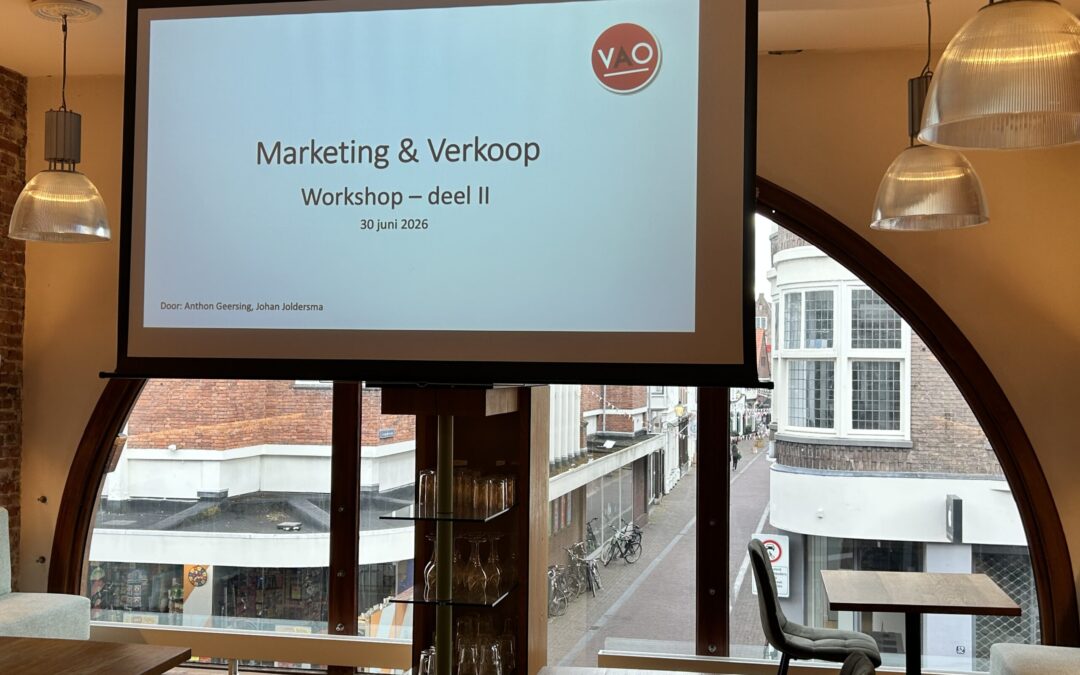 VAO Thema avond Verkoop & Marketing – 30 juni 2026